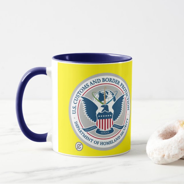 U.S. Customs & Border Protection Mug (With Donut)