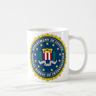 U.S. DEPARTMENT OF JUSTICE - FBI COFFEE MUG