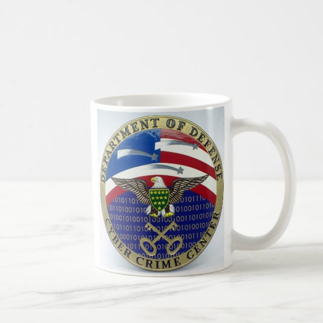 U.S. DEPT OF DEFENSE - Cyber Crime Centre Coffee Mug (Right)