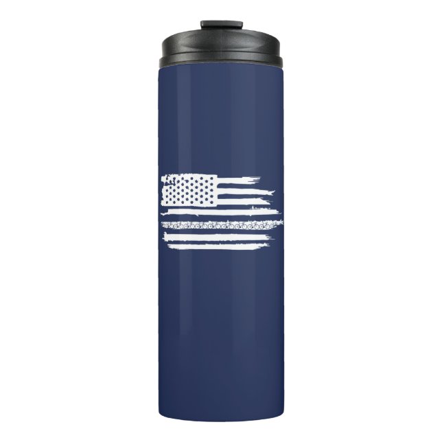 U.S. Flag Cycling Thermal Tumbler (Front)