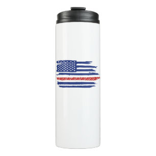 U.S. Flag Cycling Thermal Tumbler