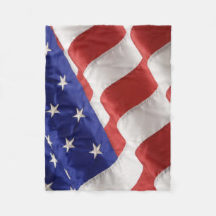 U.S.Flag Fleece Blanket, 30"x40"