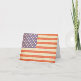 U.S. Flag Note Card