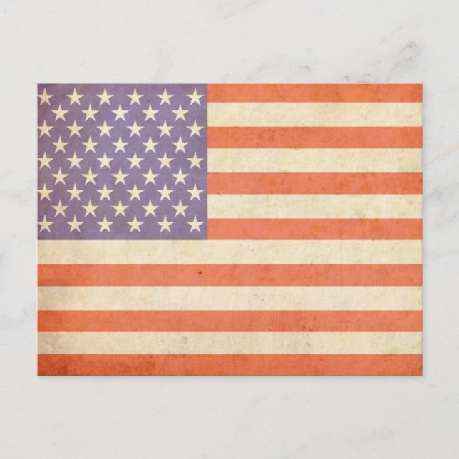 U.S. Flag Postcard (Front)