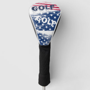 U.S.-flagged golf club case Head Cover