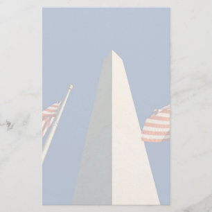 U.S. Flags at the Washington Monument Stationery