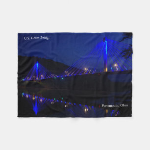 U.S. Grant Bridge fleece blanket