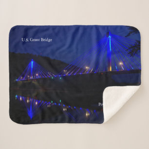 U.S. Grant Bridge sherpa blanket