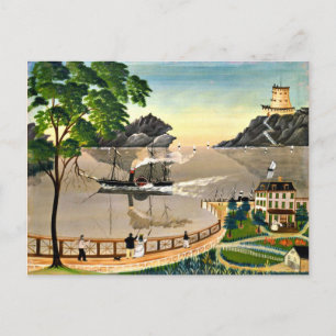 U.S. Mail Boat, 1885 Postcard