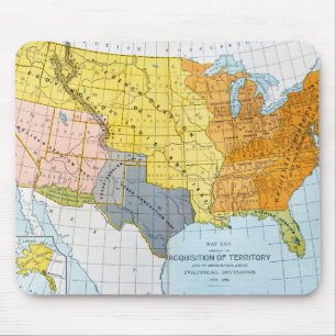 U.S. MAP, 1776-1884 MOUSE PAD