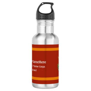 U.S. Marine Corps Defence emblem personalise 532 Ml Water Bottle