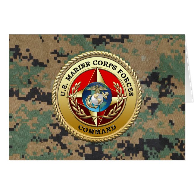 U.S. Marine Corps Forces Command (MARFORCOM) [3D] (Front Horizontal)