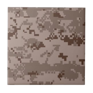 U.S. Marine Corps Marpat Desert Camouflage Ceramic Tile