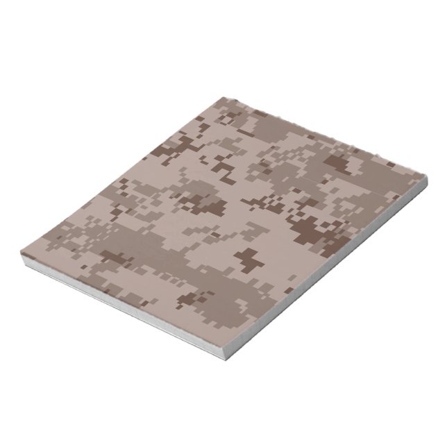 U.S. Marine Corps Marpat Desert Camouflage Notepad (Rotated)