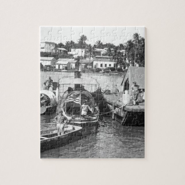 U.S. Marine Corps patrol boats _War Image Jigsaw Puzzle (Vertical)