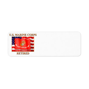 U.S. Marine Corps Return Address Label
