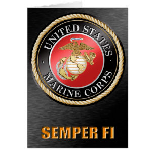 U.S. Marine Corps Semper Fi cards