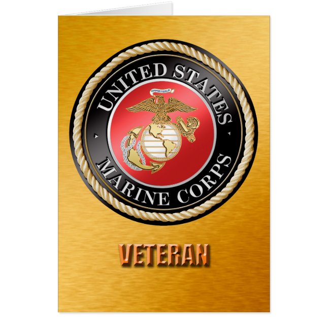 U.S. Marine Corps Veteran Cards (Front)