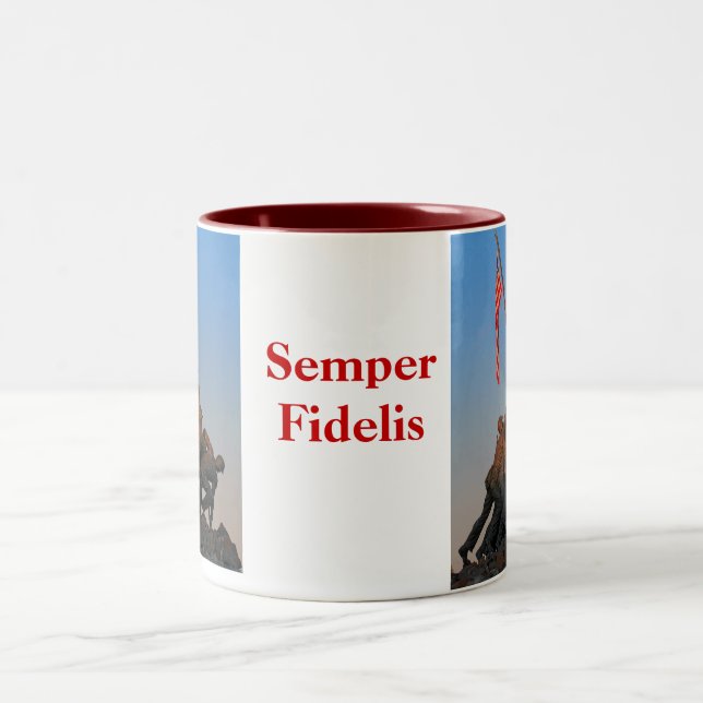 U.S. Marine Corps War Memorial Mug (Center)
