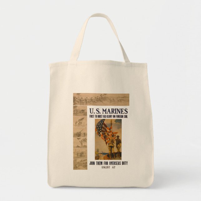 U.S. Marines: 1913 - Grocery Tote #1 Bag (Front)