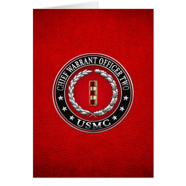 U.S. Marines: Chief Warrant Two (USMC CWO-2) [3D] (Front)