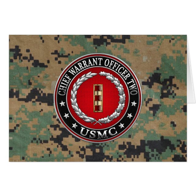 U.S. Marines: Chief Warrant Two (USMC CWO-2) [3D] (Front Horizontal)