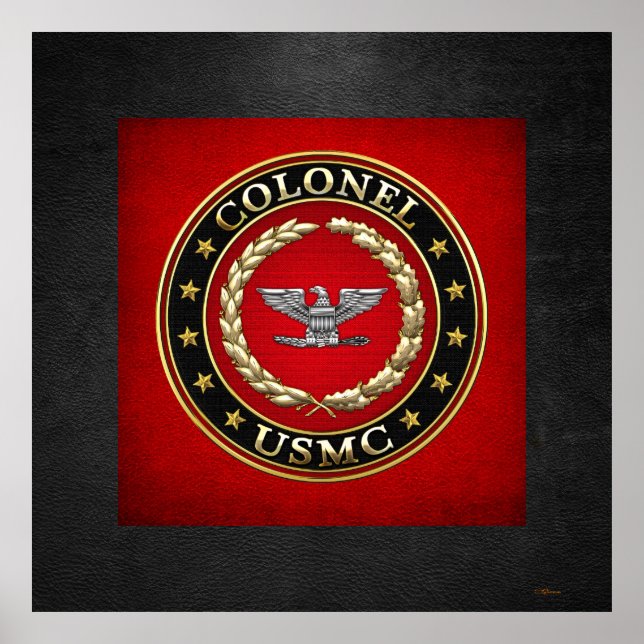 U.S. Marines: Colonel (USMC Col) [3D] Poster (Front)