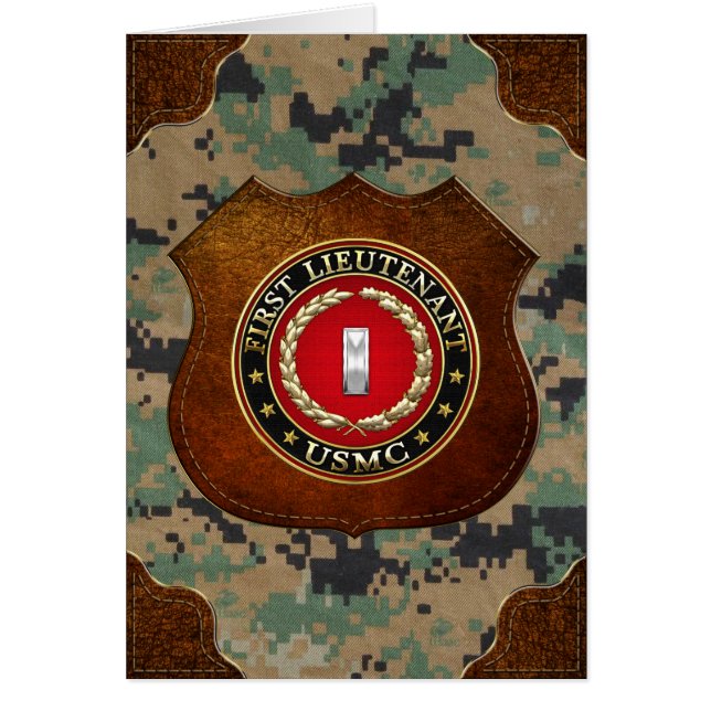 U.S. Marines: First Lieutenant (USMC 1stLt) [3D] (Front)