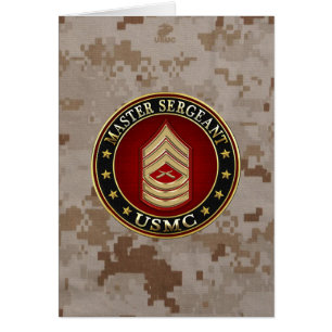 U.S. Marines: Master Sergeant (USMC MSgt) [3D]