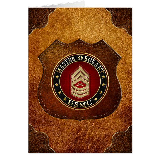U.S. Marines: Master Sergeant (USMC MSgt) [3D] (Front)