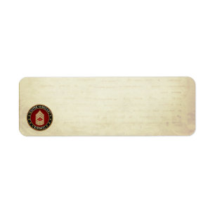 U.S. Marines: Master Sergeant (USMC MSgt) [3D] Return Address Label