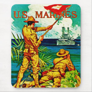 U.S. Marines ~ Signal Flag Mouse Pad