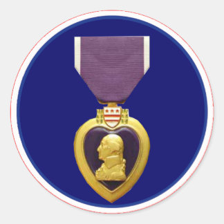 U.S. Military Purple Heart Medal Sticker