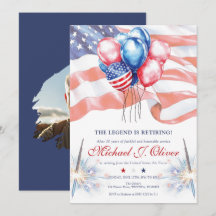U.S. Military Retirement Invitation