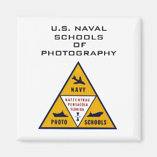 U.S. Naval Schools of Photography (Colour) Magnet