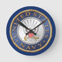 U.S. Navy Acrylic Wall Clock
