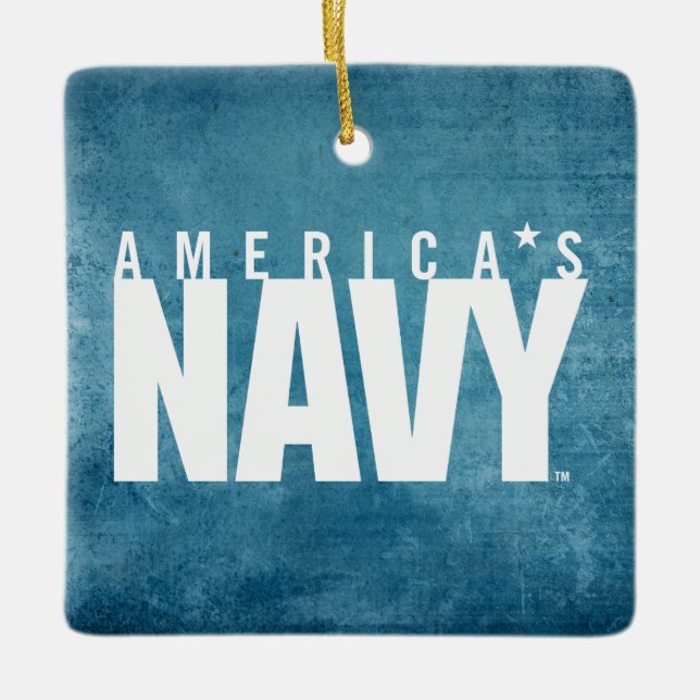 U.S. Navy | America's Navy Ceramic Tree Decoration (Front)