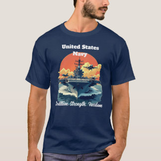 U.S. Navy Carrier Tee – Tradition & Freedom