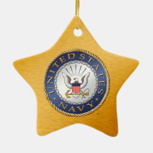 U.S. Navy Ceramic Ornament