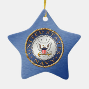 U.S. Navy Ceramic Ornament