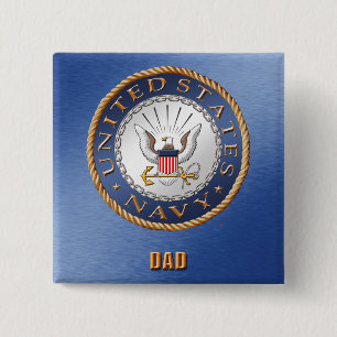 U.S. Navy Dad Button