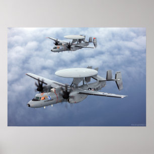 U.S. Navy E-2D Advanced Hawkeye Poster