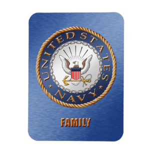 U.S. Navy Family Flexible Photo Magnet