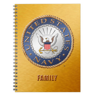 U.S. Navy Family Spiral Photo Notebook