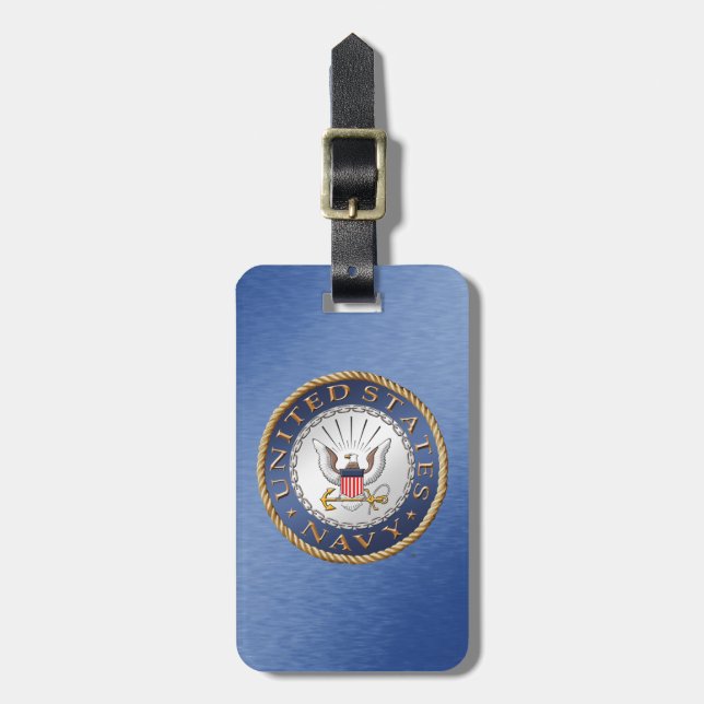 U.S. Navy Luggage Tag (Front Vertical)