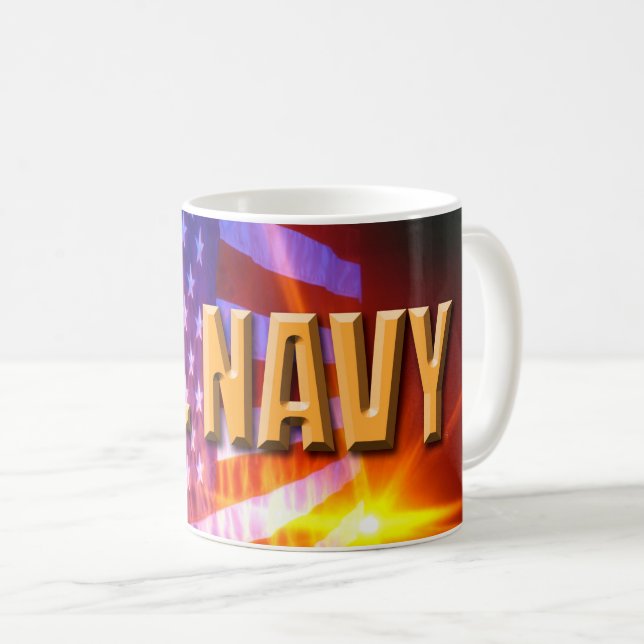 U.S. Navy Mug (Front Right)