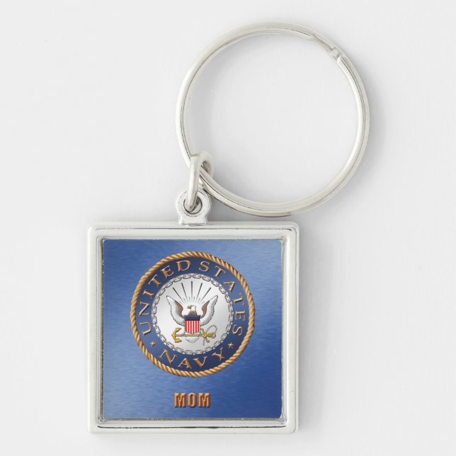 U.S. Navy Mum Keychain (Front)