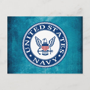 U.S. Navy   Navy Alt Emblem Postcard