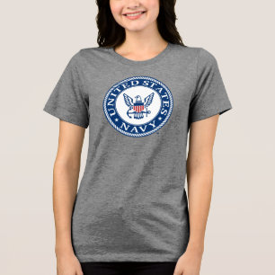U.S. Navy Navy Alt Emblem Tri-Blend Shirt