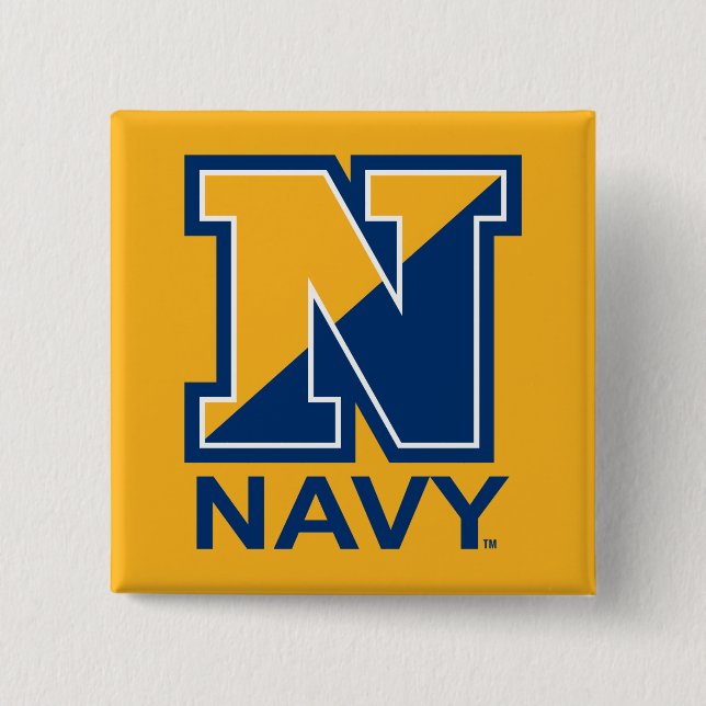 U.S. Navy | Navy Initial N 15 Cm Square Badge (Front)